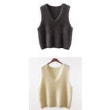 シャギーニットベスト  | karei | 詳細画像22 