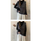 シャギーニットベスト  | karei | 詳細画像9 