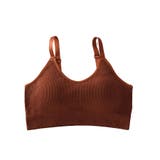 テラコッタ | ブラトップ レディース 手模様パット付 | karei