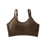 ダークブラウン | ブラトップ レディース 手模様パット付 | karei