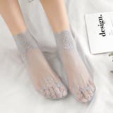 レースショートソックス レディース シースルー | karei | 詳細画像4 