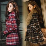 【jk10135】 今季トレンドのチェック柄デザイン 冬コーデにも合わせやすいカ… | KawaiCat | 詳細画像2