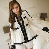 【jk10164】 高級感のある生地感にブラックライン配色でスッキリ♪女性らしい… | KawaiCat | 詳細画像3