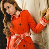 【jk10166】レディームード漂う洗練されたお洒落なデザインのチェック柄配色ウ… | KawaiCat | 詳細画像4