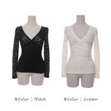 深いクロスラインとレースの透け感がセクシーに演出 | KawaiCat | 詳細画像7