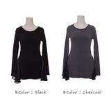 サイドのシフォンでフェミニンルックに仕上がるサイドZIP付きシフォンポイント長袖… | KawaiCat | 詳細画像7