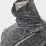 斜めカットアウトポイントハイネックカットソー | KawaiCat | 詳細画像8