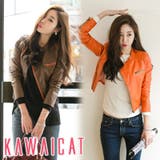 【C style】【jk10821】斜めZIPとカラー配色がポイントとなったスタ… | KawaiCat | 詳細画像1