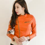 【C style】【jk10821】斜めZIPとカラー配色がポイントとなったスタ… | KawaiCat | 詳細画像6