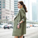 【jk11448】通気性の良い麻素材で初夏まで着られるジャケット オーバーサイズ… | KawaiCat | 詳細画像3 