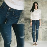 【pt12348】すっきりとしたシルエットにダメージでポイントをON ダメージポ… | KawaiCat | 詳細画像2 