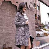 ミックスカラーの色合いでコーデをカジュアルに ミックスニットロングカーディガン | KawaiCat | 詳細画像5