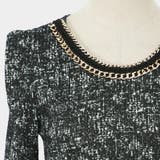 【ts12747】アクセいらずで上品な印象に ネックラインチェーン装飾パワーショ… | KawaiCat | 詳細画像8 