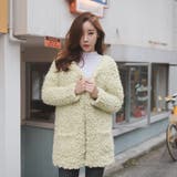 【jk12834】立体感のある生地で女の子らしい印象☆ロングニットカーディガン | KawaiCat | 詳細画像4 