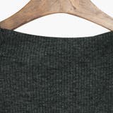 ショルダーホールデザインにツイストを加えたリブニットソー | KawaiCat | 詳細画像9 