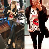 【jk13779】【スタイリスト撮影商品】ラフな着こなしでスタイリッシュなブルゾ… | KawaiCat | 詳細画像4 