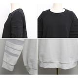 【ts13796】ゆるいサイズ感のラウンド長袖カットソー♪オーバーフィット袖メッ… | KawaiCat | 詳細画像9 