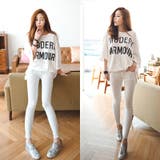 【pt13797】伸縮性の良い生地で穿き心地抜群！ストライプ柄で脚細、脚長効果の… | KawaiCat | 詳細画像3 