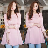 【jk13815】ノーカラーでベルトセットのスプリングジャケット♪余裕のあるゆる… | KawaiCat | 詳細画像6