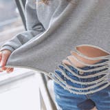 ラフに着用できるルーズなシルエットのトレーナー | KawaiCat | 詳細画像7