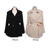 短めの丈でトレンド感のあるスタイルが完成 ハーフトレンチコート | KawaiCat | 詳細画像8