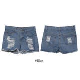 ダメージ加工のビンテージ感がgood!ビンテージ風クラッシュショートデニムパンツ… | KawaiCat | 詳細画像7