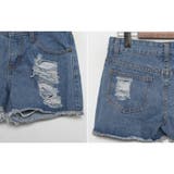 ダメージ加工のビンテージ感がgood!ビンテージ風クラッシュショートデニムパンツ… | KawaiCat | 詳細画像8