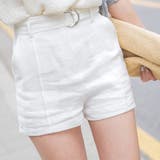 【pt14345】リネン素材ですがすがしく爽やか♪リネンウエストベルトデザインシ… | KawaiCat | 詳細画像5 