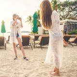 シースルー感のある薄手素材で夏のアウターにぴったり♪シースルーロングシャツ長袖カ… | KawaiCat | 詳細画像4