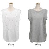 【ts14436】シンプルながらスタッズでポイントを与えたノースリーブスタッズ付… | KawaiCat | 詳細画像7 