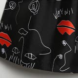 リップ柄デザインがとても個性的で目を引く♪Kissイラストフレアースカート | KawaiCat | 詳細画像9