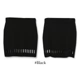 裾のスクエアホールデザインがセクシー♪スクエアホールブラックカラータイトスカート… | KawaiCat | 詳細画像7