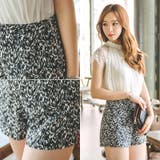 シンプルなデザインに派手な捺染プリントがポイント♪ハイウエスト捺染プリントショー… | KawaiCat | 詳細画像2