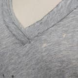 パンチングダメージ加工がgood!ビンテージ感のあるVネックパンチングルーズフィ… | KawaiCat | 詳細画像9 