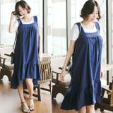 【op14906】マタニティウェアにもおすすめ♪綿素材で軽く柔らかいゆったり裾フ… | KawaiCat | 詳細画像3 