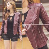 高級感のあるセクシーなワインカラーとキルティングがポイント♪ワインカラーキルティ… | KawaiCat | 詳細画像2