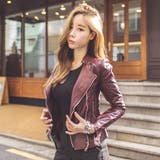 高級感のあるセクシーなワインカラーとキルティングがポイント♪ワインカラーキルティ… | KawaiCat | 詳細画像4