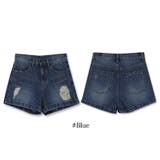 【pt15286】裾ロールアップデザインがポイント♪ダメージ加工ロールアップデニ… | KawaiCat | 詳細画像7 