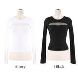 【ts15627】胸元と背中のシースルーデザインがセクシー♪シースルー配色セクシ… | KawaiCat | 詳細画像7 