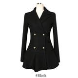 ウール素材で暖かいアイテム♪ウール素材のミディアム丈フリルデザインコート | KawaiCat | 詳細画像7