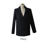 【jk16434】モダンでマニッシュな雰囲気♪モダンストライプジャケット | KawaiCat | 詳細画像7