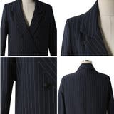 【jk16434】モダンでマニッシュな雰囲気♪モダンストライプジャケット | KawaiCat | 詳細画像8
