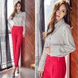 【ts16592】爽やかなストライプ柄がポイントアイテムにぴったり♪ストライプ長… | KawaiCat | 詳細画像3 