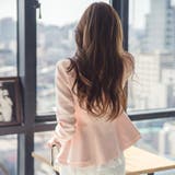 高級感あるビジューがキラキラして可愛い♪ウエストフレアデザインノーカラージャケッ… | KawaiCat | 詳細画像3