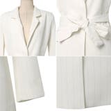 【jk16689】さりげない細かいストライプがオシャレ♪ストライプロング丈ジャケ… | KawaiCat | 詳細画像8