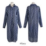 涼しげな素材感で夏にぴったり♪ジュエリーストライプロングシャツ | KawaiCat | 詳細画像7 