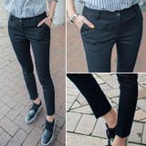 脚のラインを細く美しく見せる♪ベーシックアンクル丈ストレートパンツ | KawaiCat | 詳細画像2
