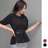 【ts17546】高級感のある素材感でエレガントなデザイン♪SJバルーン五分袖ブ… | KawaiCat | 詳細画像1 