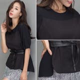 【ts17546】高級感のある素材感でエレガントなデザイン♪SJバルーン五分袖ブ… | KawaiCat | 詳細画像2 