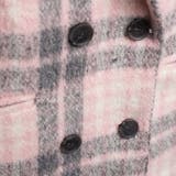 【jk17816】軽く羽織るだけでもスタイリッシュに決まる♪チェック柄ロングPコ… | KawaiCat | 詳細画像8